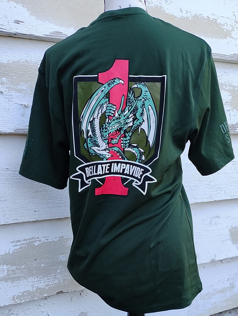 Men's Army 4th Brigade Combat Team Dark Green 1st Infantry Division Zorrel Tee